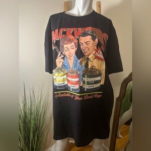 Packwoods Merch Black Graphic T-Shirt Cannabis